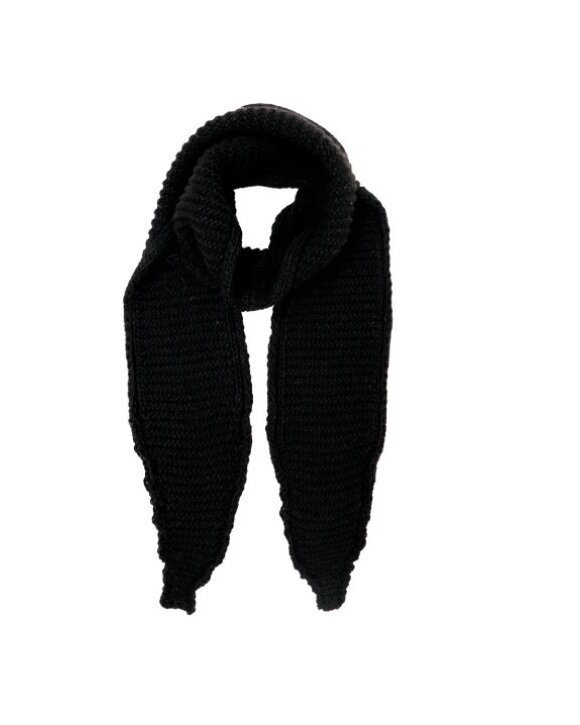 BLACK COLOUR - BCSALLY KNITTED MINI SCARF 