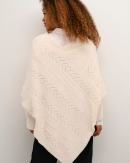 Cream - CRHOLIDAY KNIT PONCHO CREAM