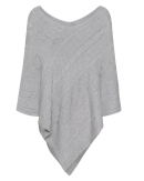 Cream - CRDELA KNIT PONCHO