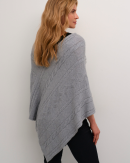 Cream - CRDELA KNIT PONCHO