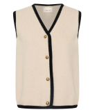 Cream - CRTIFFI KNIT VEST CREAM