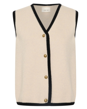 CRTIFFI KNIT VEST CREAM