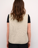 Cream - CRTIFFI KNIT VEST CREAM