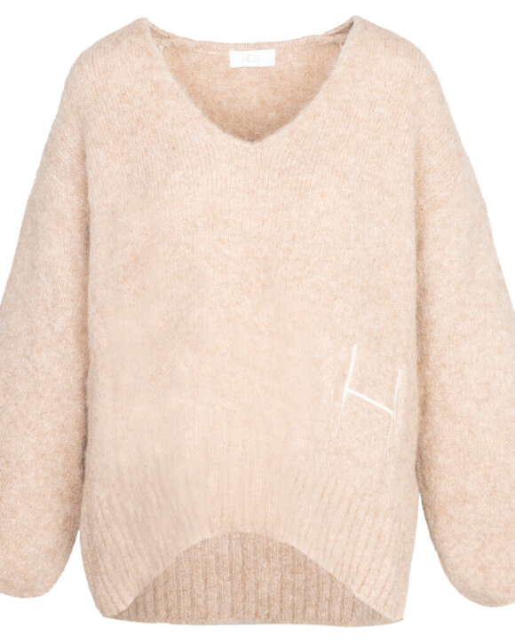 HÉST - SOFIE V-NECK SWEATER - HÉST