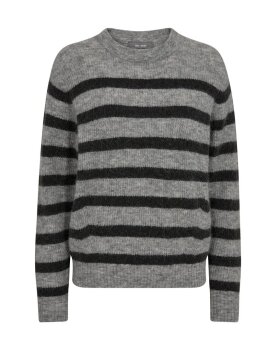 MMTHORA STRIPE CREWNECK KNIT 