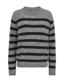 MOS MOSH - MMTHORA STRIPE CREWNECK KNIT 