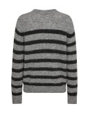 MOS MOSH - MMTHORA STRIPE CREWNECK KNIT 