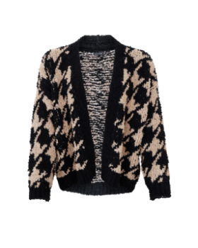 BCNAOMI KNIT CARDIGAN - BLACK COLOUR