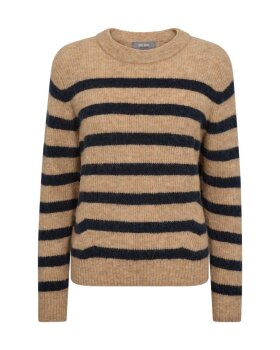 MMTHORA STRIPE CREWNECK KNIT 