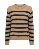 MOS MOSH - MMTHORA STRIPE CREWNECK KNIT 