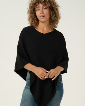 CRDELA KNIT PONCHO