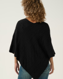 Cream - CRDELA KNIT PONCHO