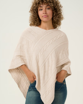 CRDELA KNIT PONCHO