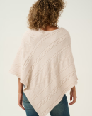 Cream - CRDELA KNIT PONCHO